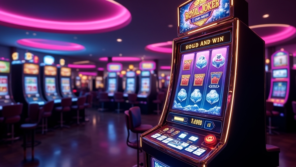 Schermata della slot Royal Joker in versione demo con simboli hold and win